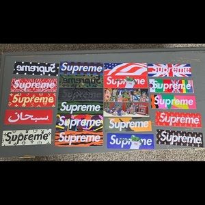 Supreme stickers